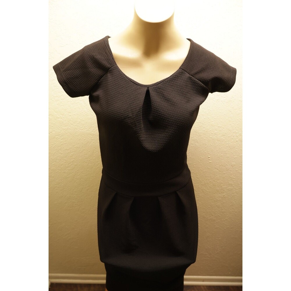Vintage Jonathan Martin Black Dress Women’s Sz Small Y2K 90s Baby Doll academia